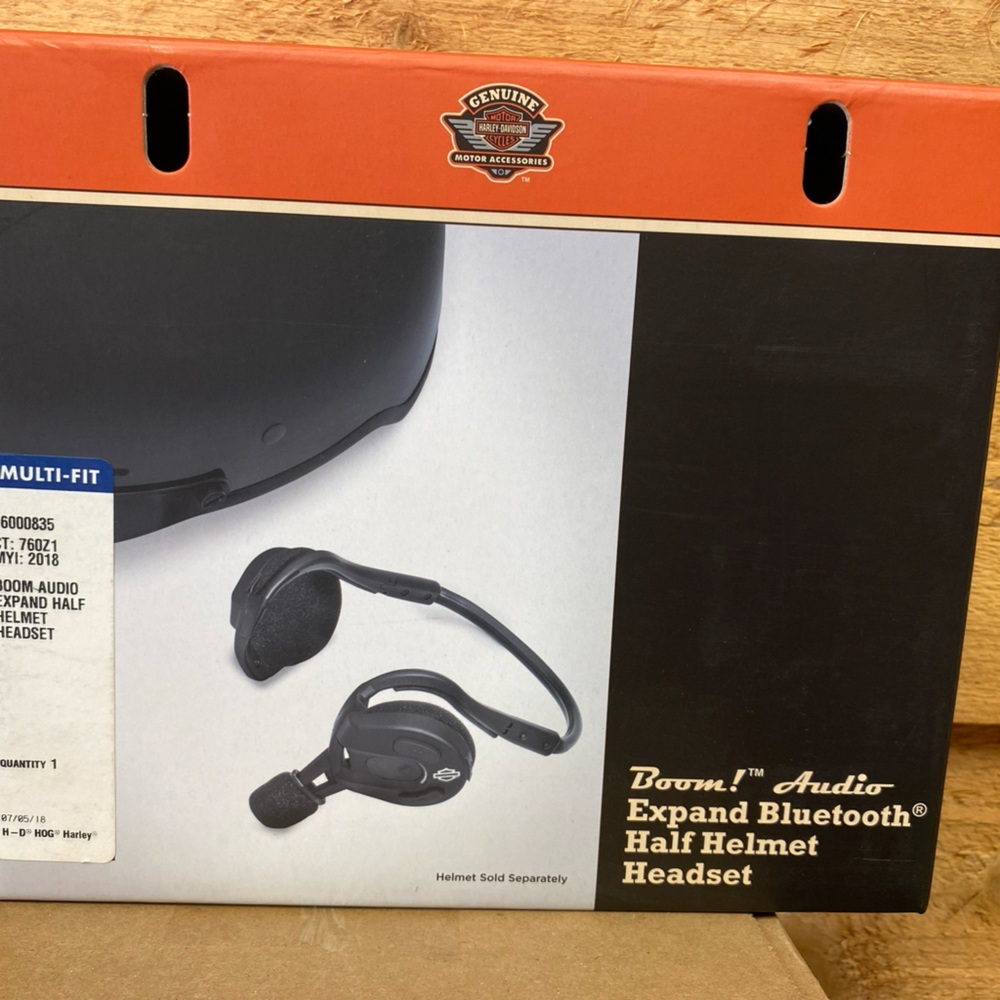 Harley-Davidson Boom! Audio Headset with Black Finish